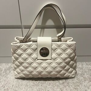 Kate Spade White/Cream Quilted Handbag